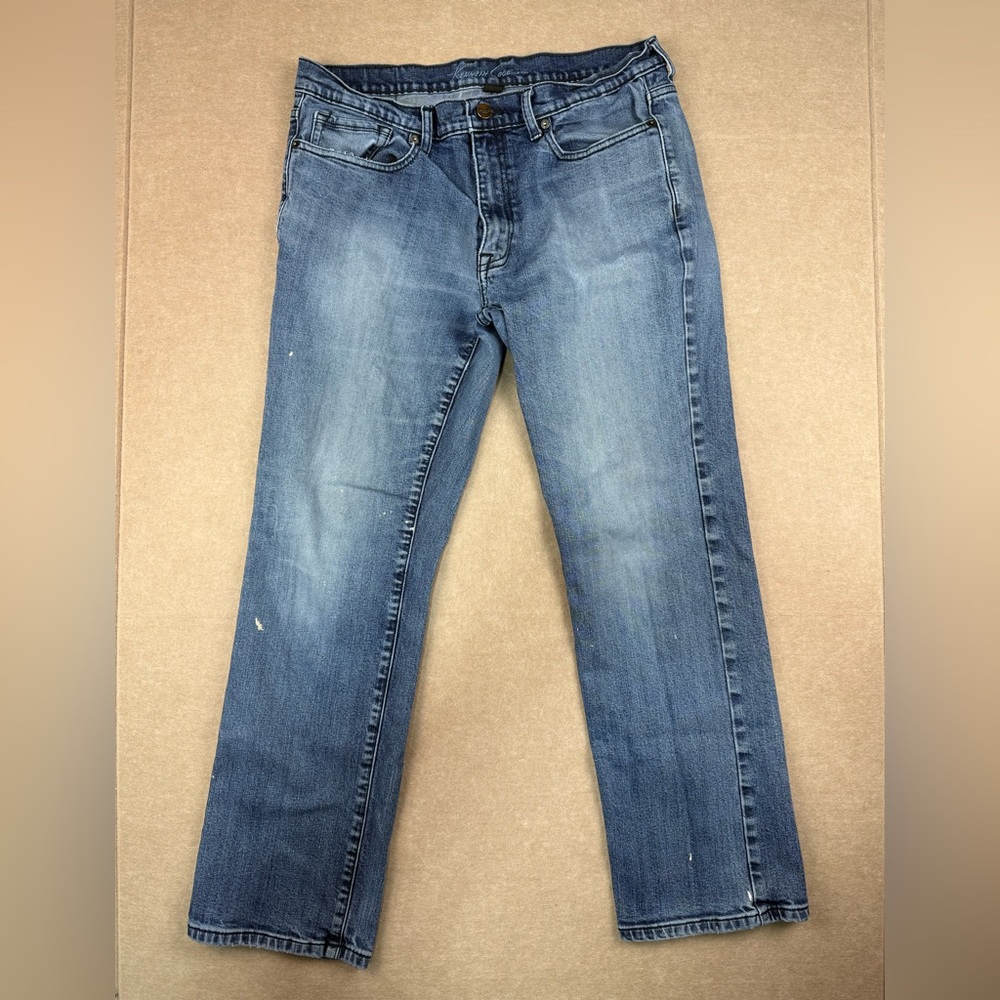 Kenneth Cole Reaction Jeans Straight‎ Fit Light Wash Denim Men’s 34x30